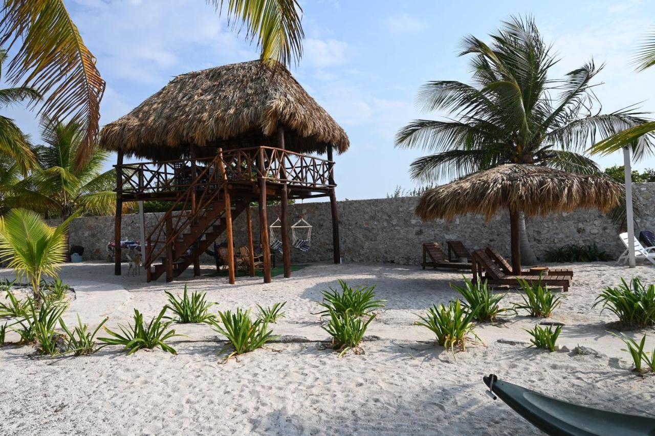 La Casa Del Mexicano Celestun Exterior foto